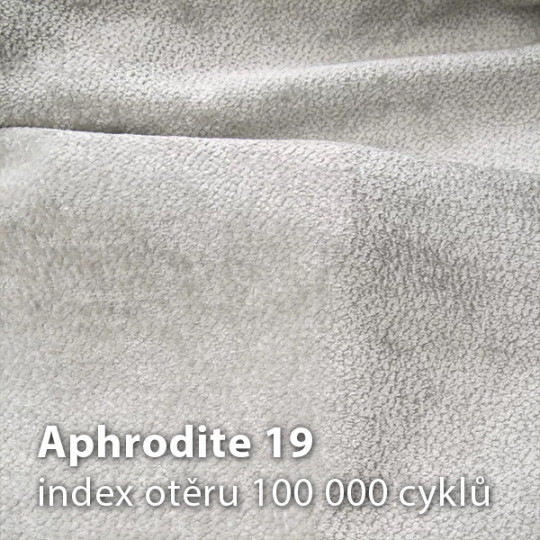 Potah sedačky je  látka Aphrodite 19